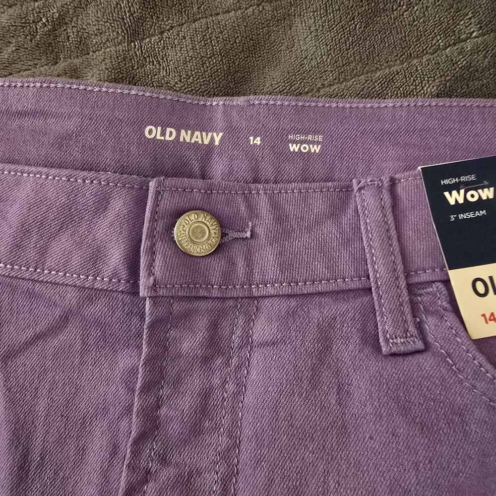Old Navy Lavender High-Rise Trousers